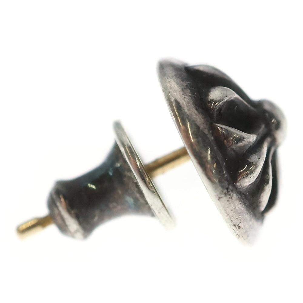 CHROME HEARTS(クロムハーツ) STUD CRSBLL クロスボールスタッドピアス シルバー BCA110