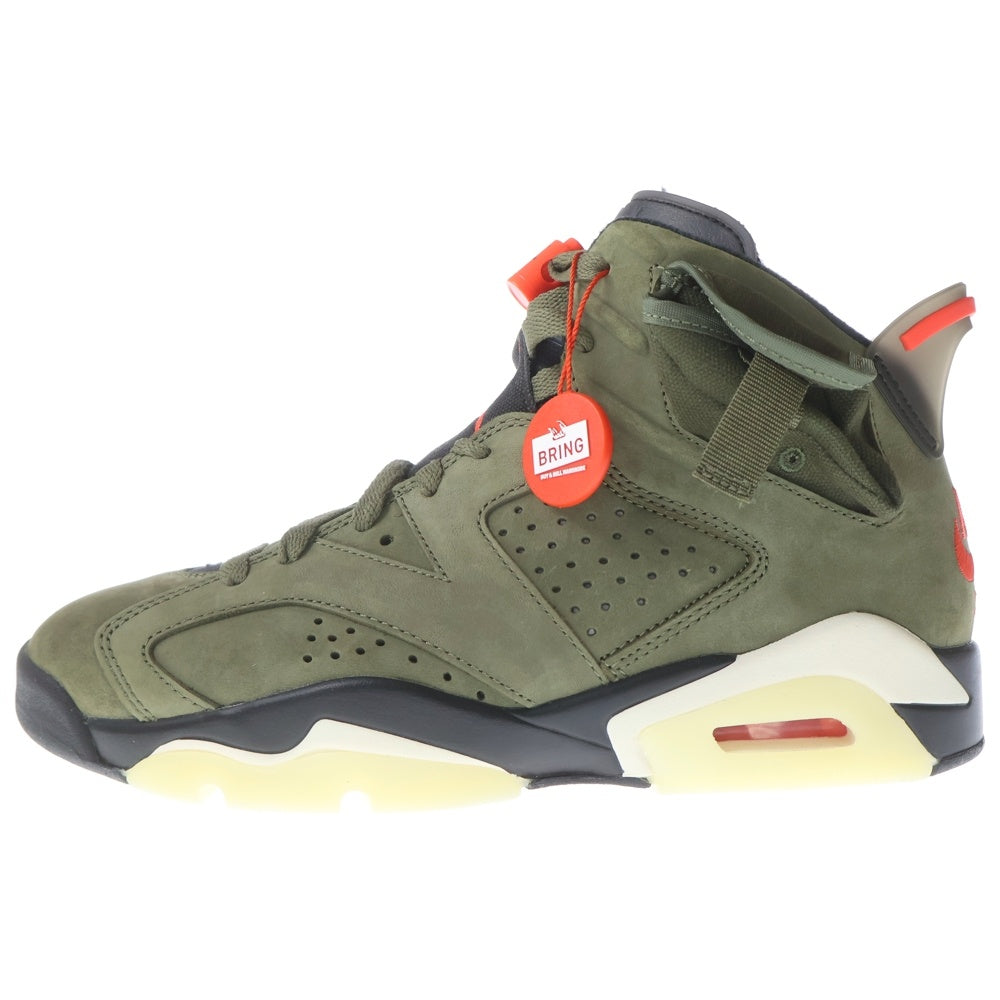 トラヴィススコット ✕ ナイキ エアジョーダン6レトロ 29cm NIKE(ナイキ) ×TRAVIS SCOTT AIR JORDAN 6 RETRO SP トラヴィス
