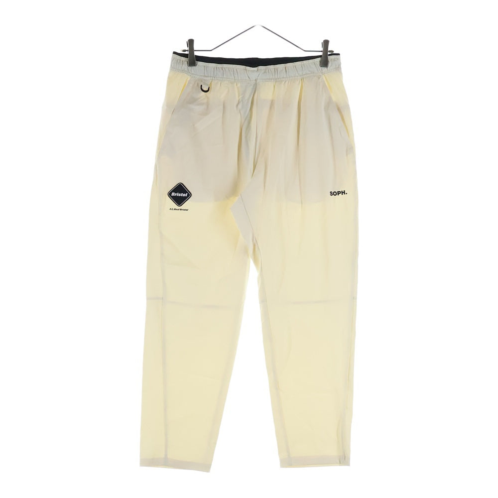 F.C.R.B./F.C.Real Bristol/FCRB(エフシーアールビー/エフシーレアルブリストル) 25SS CORDURA STRETCH TEAM TRACK PANTS コーデュラ ストレッチ チーム トラックパンツ アイボリー FCRB-250057
