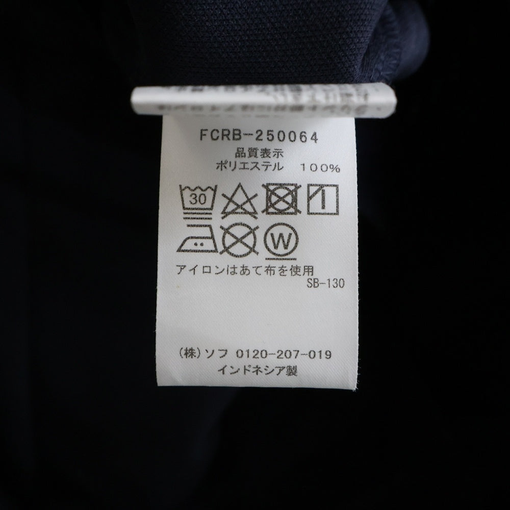 F.C.R.B./F.C.Real Bristol/FCRB(エフシーアールビー/エフシーレアルブリストル) 25SS TRAINING TRACK PANTS ロゴパッチ サイドライン トレーニング トラックパンツ ネイビー FCRB-250064