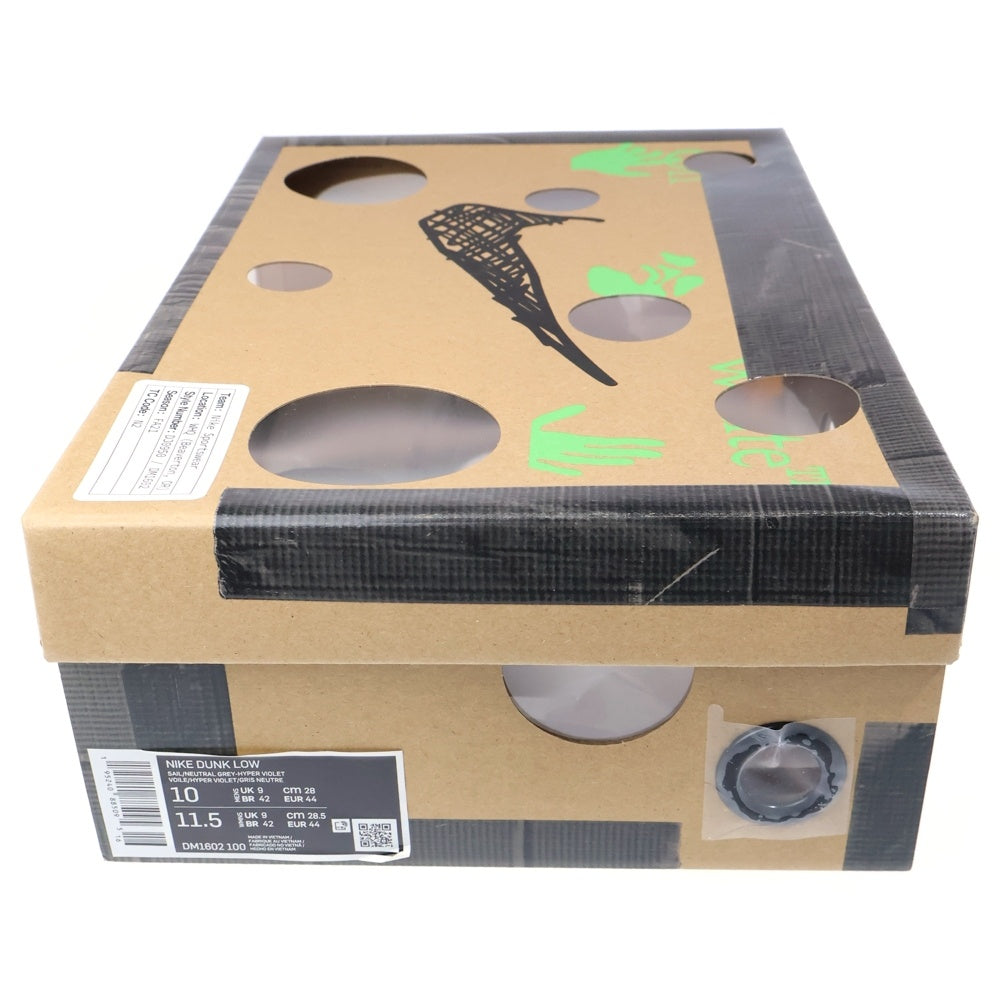 NIKE(ナイキ) ×OFF-WHITE DUNK LOW 1 OF 50 21 オフホワイト ダンク ローカットスニーカー グレー/ホワイト US10/28cm DM1602-100