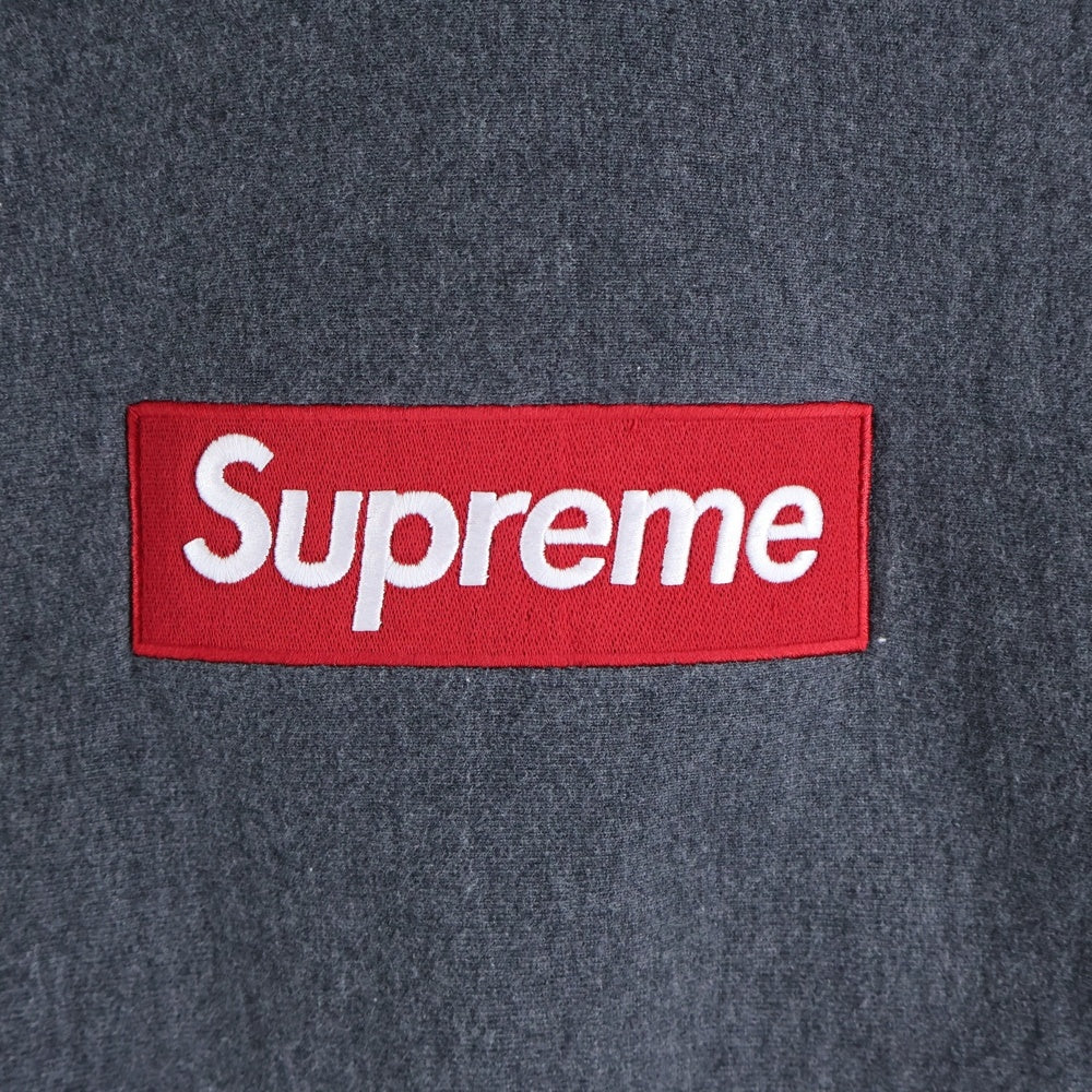 SUPREME(シュプリーム) 21AW Box Logo Hooded Sweatshirt ボックスロゴ フーディ スウェット プルオーバー パーカー チャコールグレー