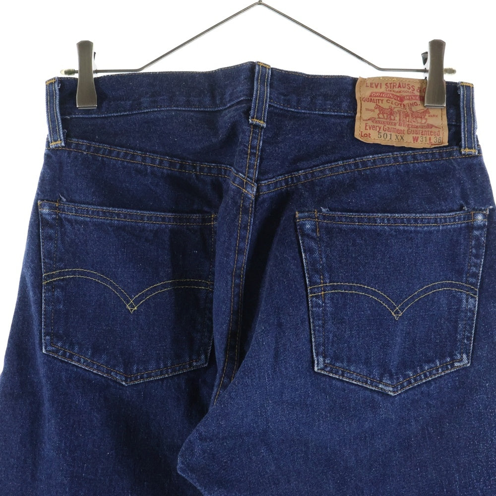 Levi's(リーバイス) 90S VINTAGE USA製 ヴィンテージ バレンシア工場 501XX ボタン裏555 ボタンフライストレートデニムパンツ インディゴ