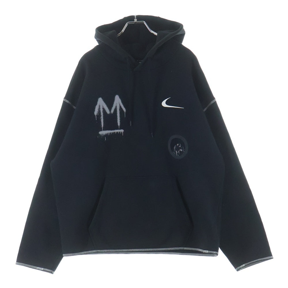 NIKE(ナイキ) 20SS ×OFF-WHITE M NRG RU HOODIE オフホワイト バックスプレーアロー フーデッド スウェット パーカー ブラック CN5640-010