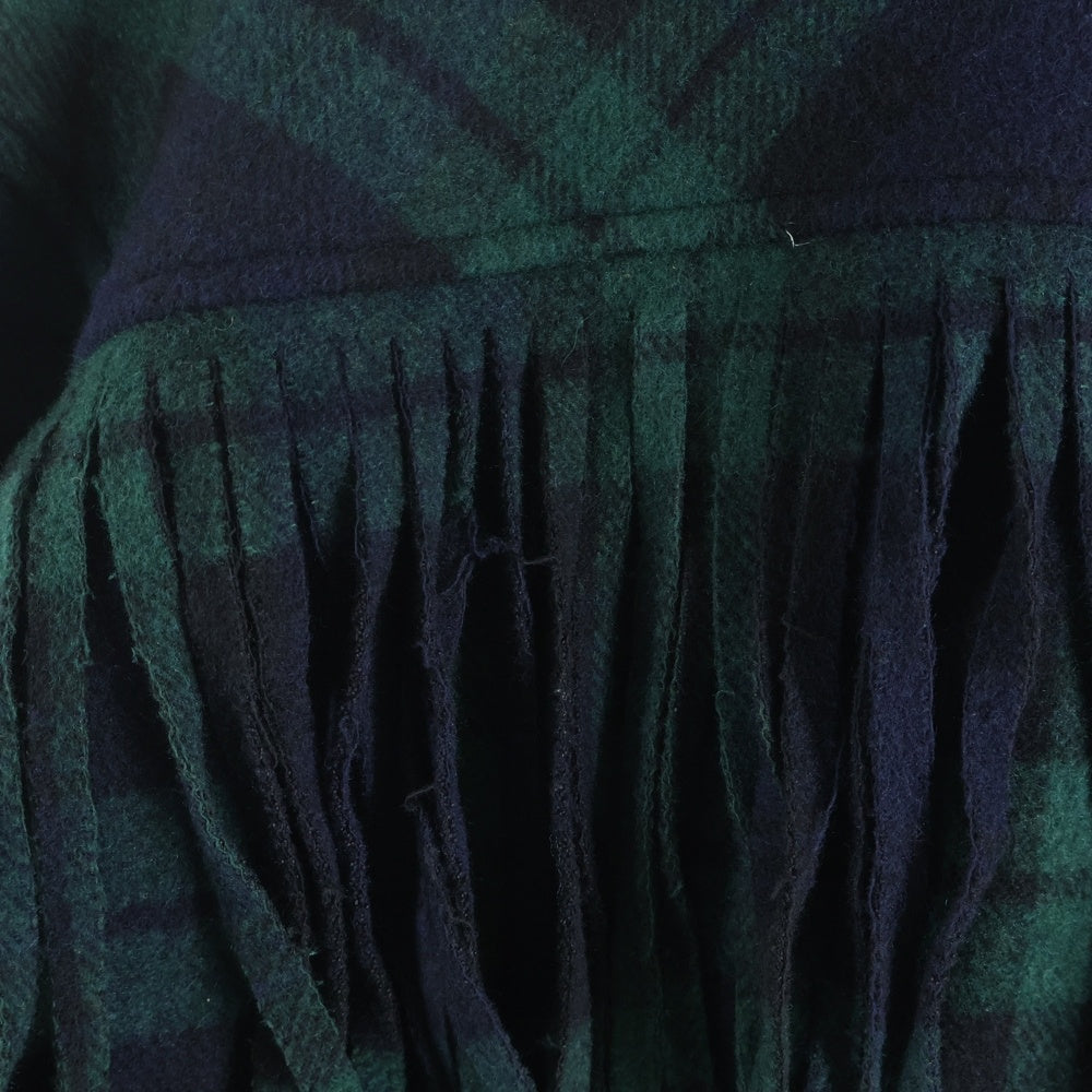 KITH(キス) 24AW BONDED WOOL ABEL SHIRT ボンデッド ボタンアップ ウールチェックシャツ グリーン/ブルー