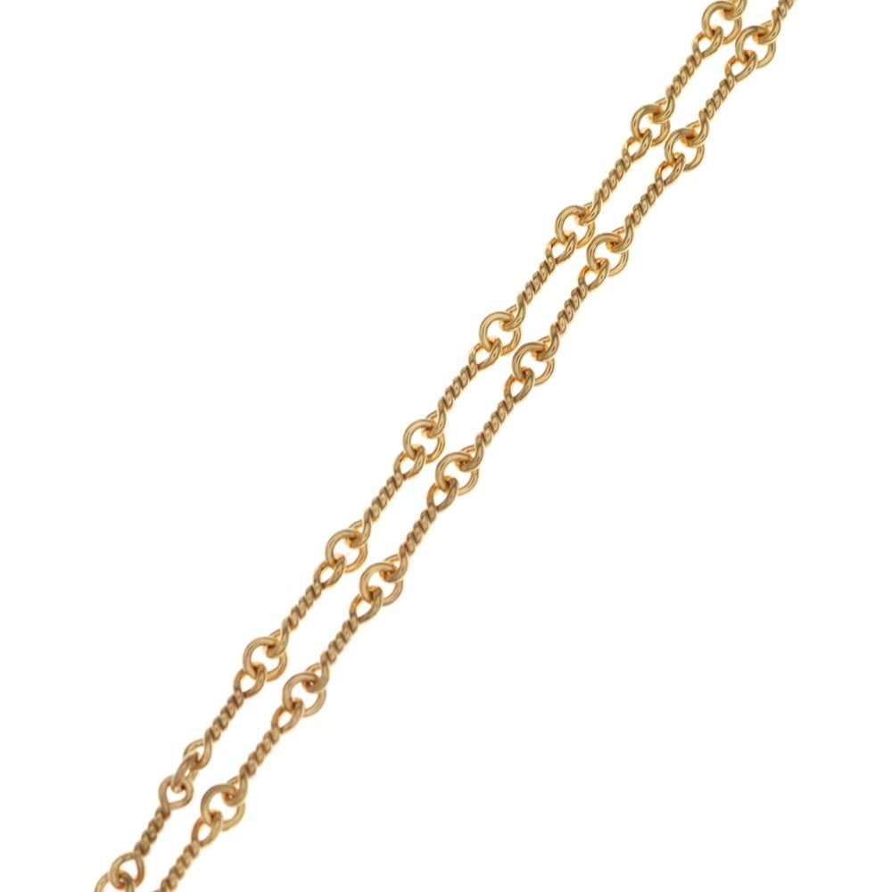 CHROME HEARTS(クロムハーツ) 22K NECKCHAIN T18 ツイストチェーンネックレス 18inch ゴールドBCA014