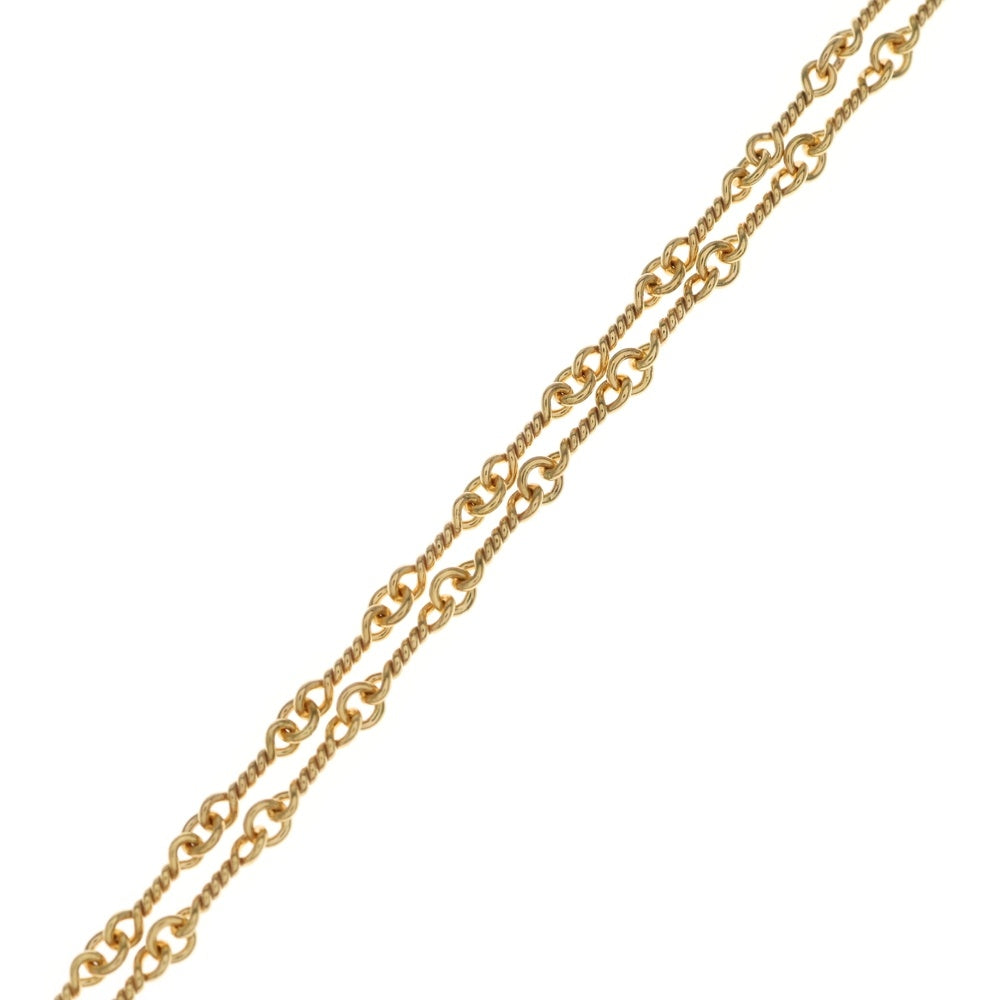 CHROME HEARTS(クロムハーツ) 22K NECKCHAIN T18 ツイストチェーンネックレス 18inch ゴールドBCA014