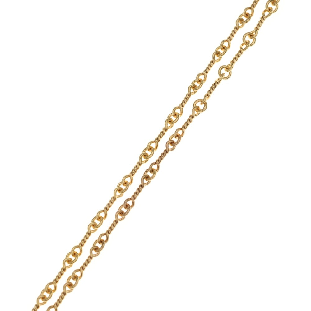 CHROME HEARTS(クロムハーツ) 22K NECKCHAIN T24 ツイストチェーンネックレス 24inch ゴールド