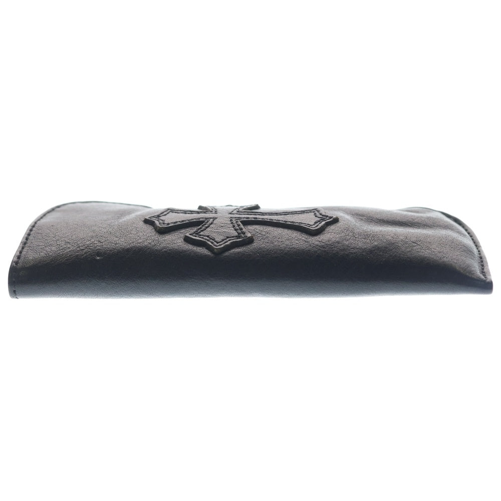 CHROME HEARTS(クロムハーツ) PEN CASE クロスパッチ レザーペンケース ブラック