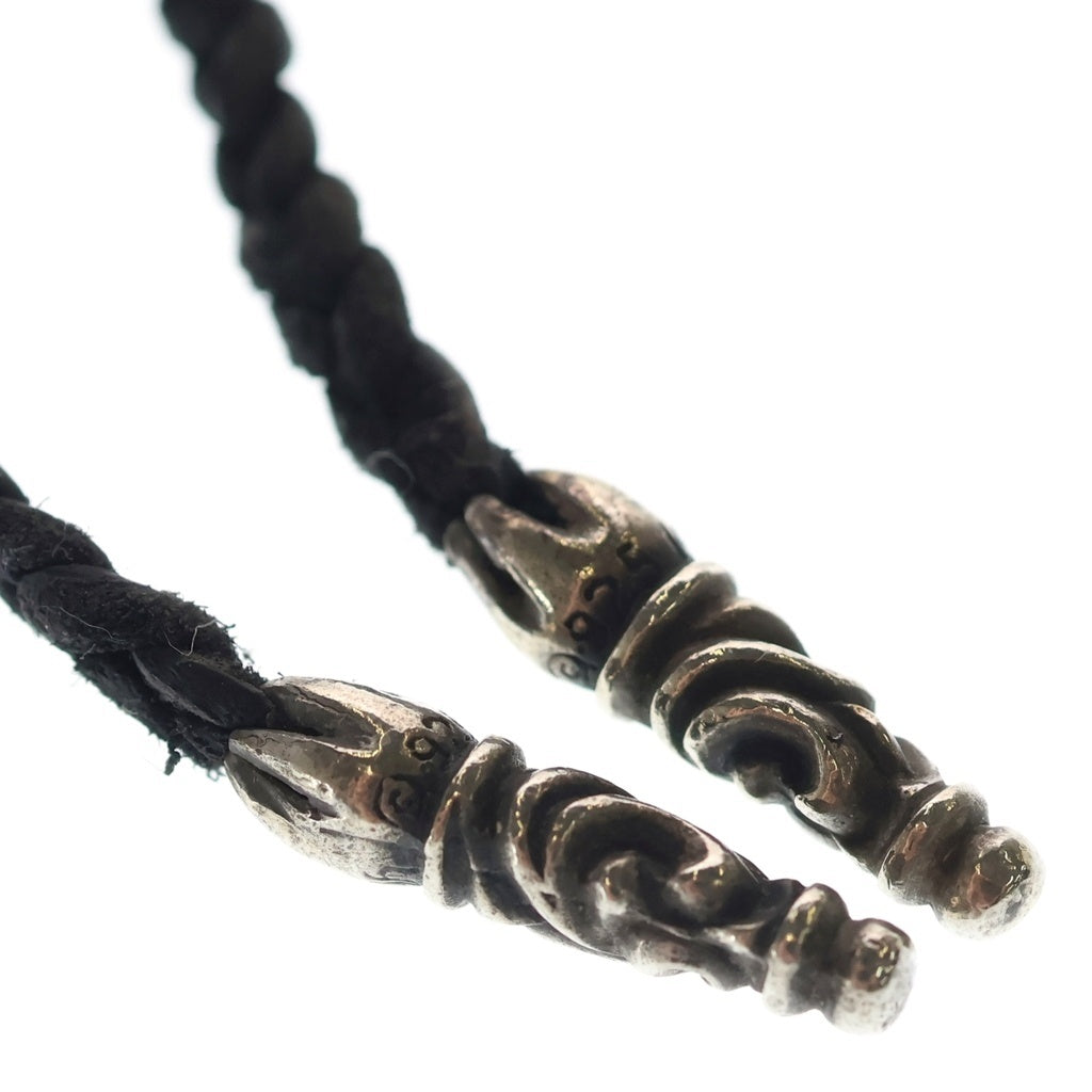 CHROME HEARTS(クロムハーツ) BS FLUER BSフレアペンダント シルバー ネックレストップ レザーブレイド シルバー