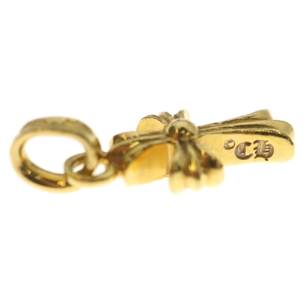 CHROME HEARTS(クロムハーツ) 22K CRS BBYFAT P SAP P ベイビーファット パヴェ ピンクサファイア ネックレストップ ゴールド