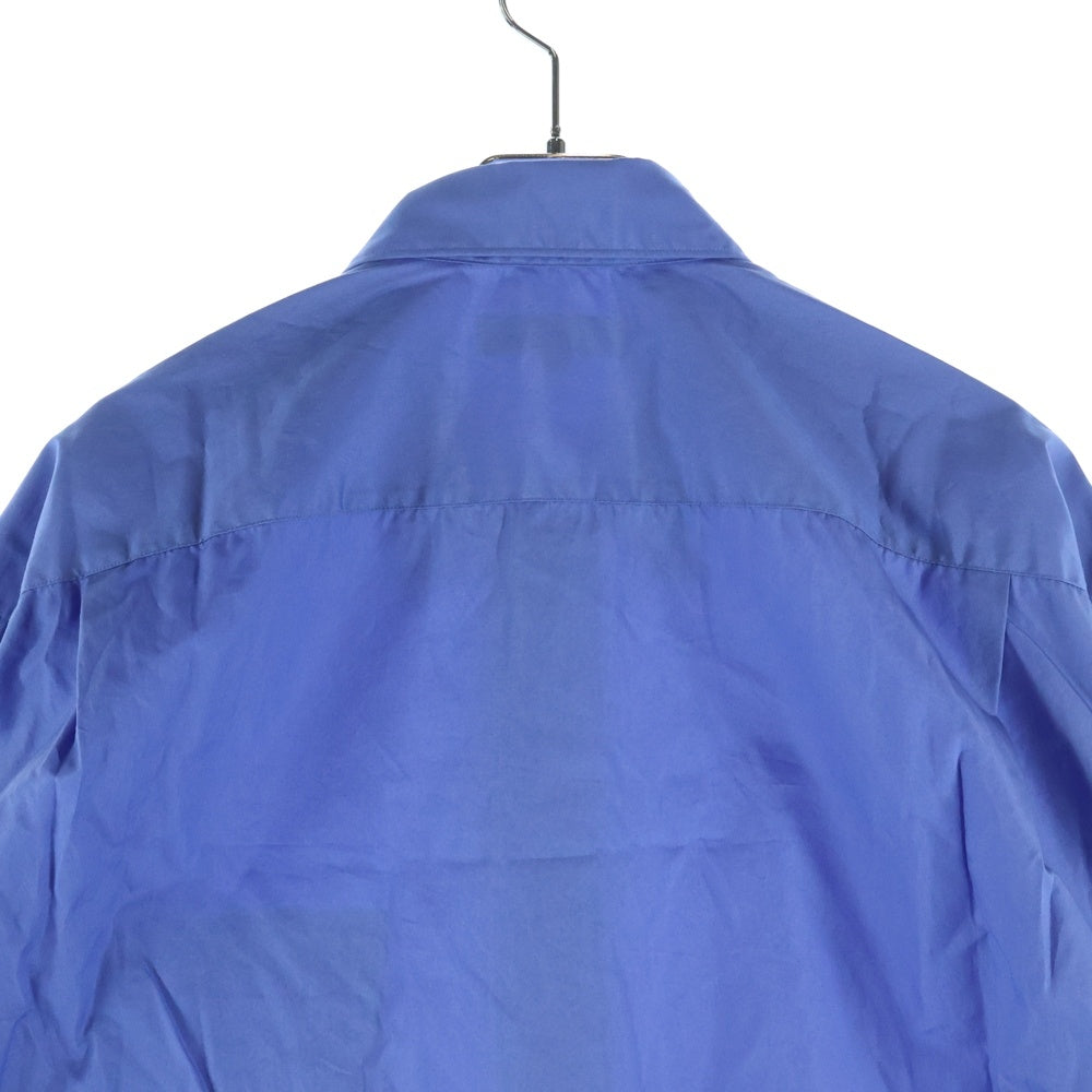 COMME des GARCONS HOMME(コムデギャルソンオム) 22SS AD2021 ロゴ プリント 長袖 シャツ ブルー HI‐B003