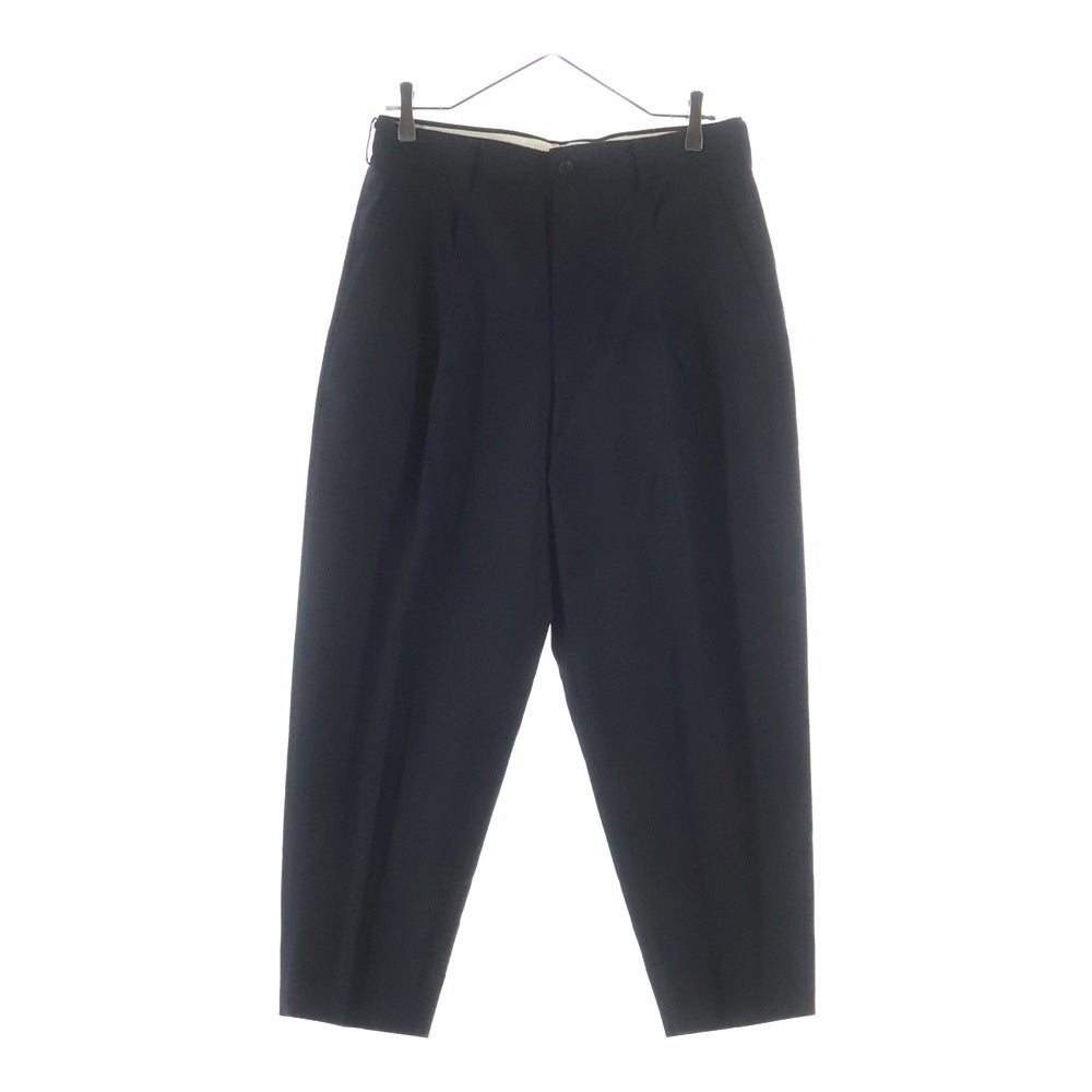 COMME des GARCONS HOMME DEUX(コムデギャルソン オムドゥ) 19AW AD2019 千鳥格子柄 1タック ウールスラックスパンツ ブラック DD-P026