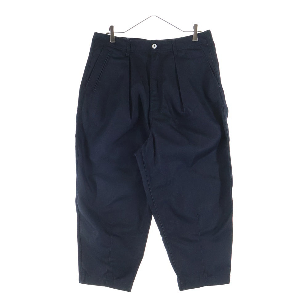 COMME des GARCONS HOMME(コムデギャルソンオム) 24SS AD2023 ジップフライ 1タック エステルデニムパンツ インディゴ HM-P017