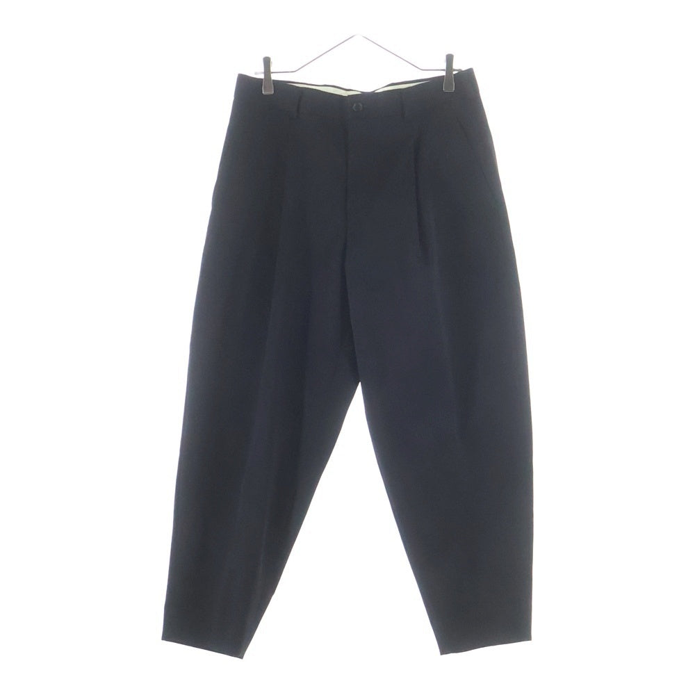 COMME des GARCONS HOMME DEUX(コムデギャルソン オムドゥ) 23AW AD2023 1Tuck pant ワンタック ウールワイドパンツ ブラック DL-P027