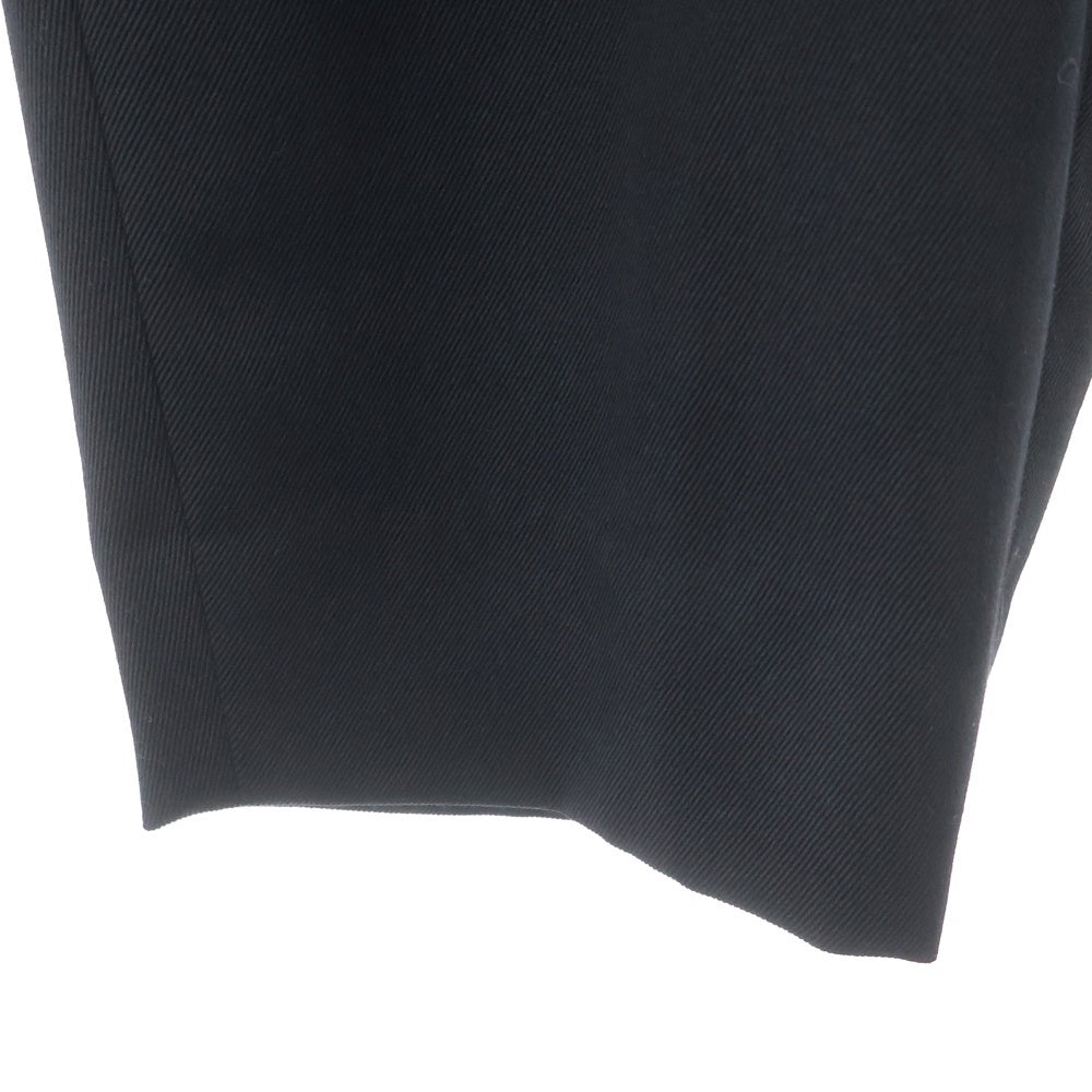 COMME des GARCONS HOMME DEUX(コムデギャルソン オムドゥ) 23AW AD2023 1Tuck pant ワンタック ウールワイドパンツ ブラック DL-P027
