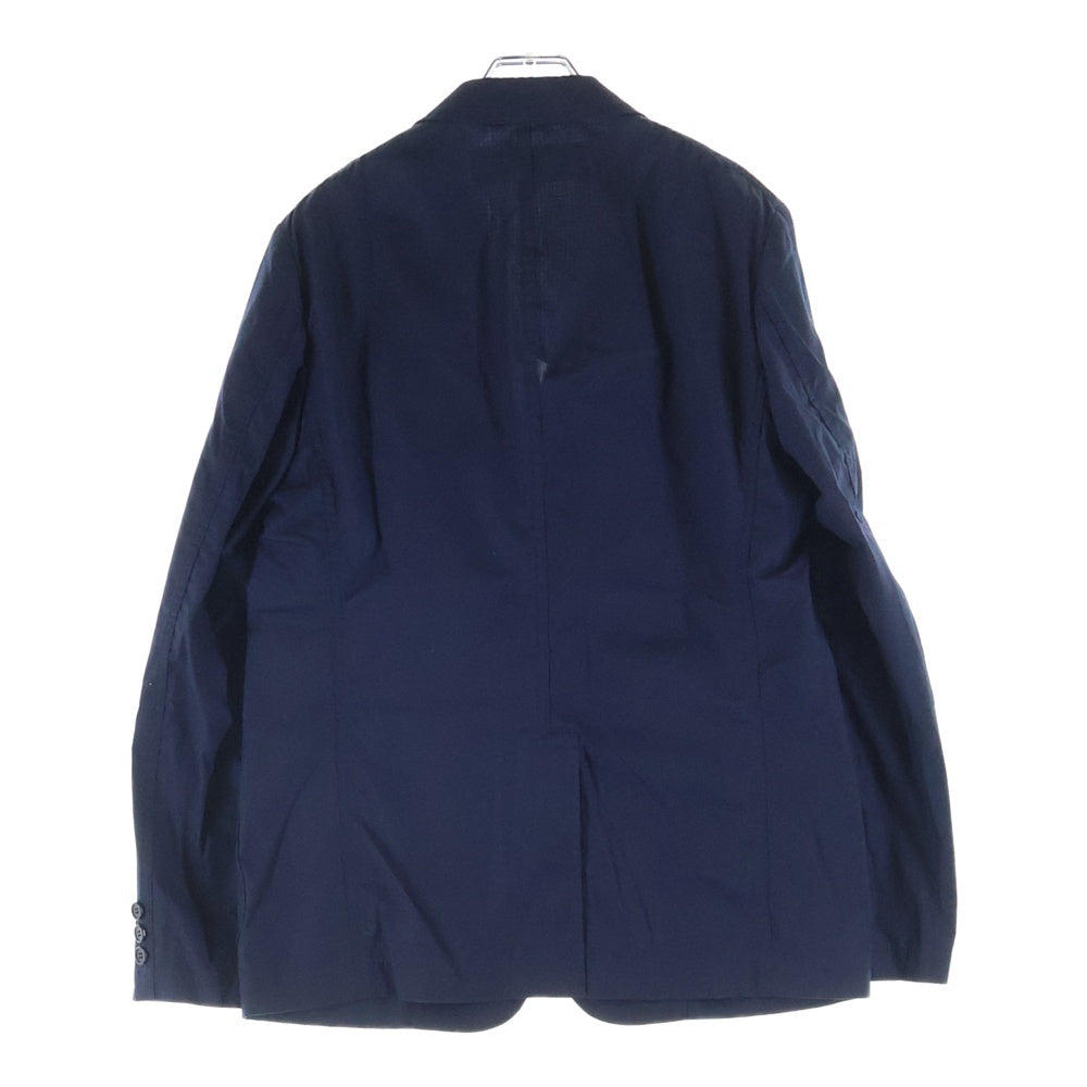COMME des GARCONS HOMME(コムデギャルソンオム) 24SS AD2023 綿ブロードジャケット 3Bテーラードジャケット ネイビー HM-J103