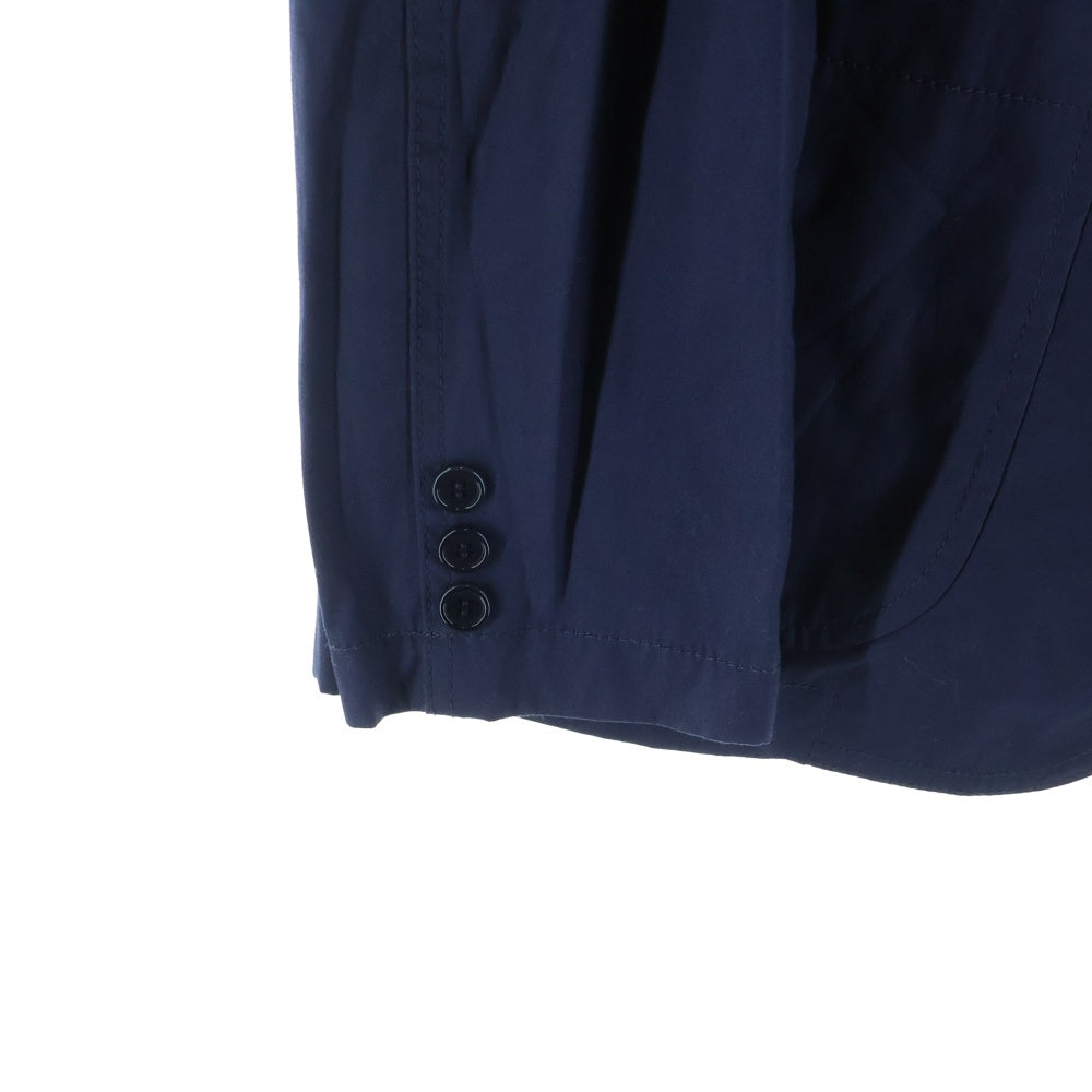 COMME des GARCONS HOMME(コムデギャルソンオム) 24SS AD2023 綿ブロードジャケット 3Bテーラードジャケット ネイビー HM-J103