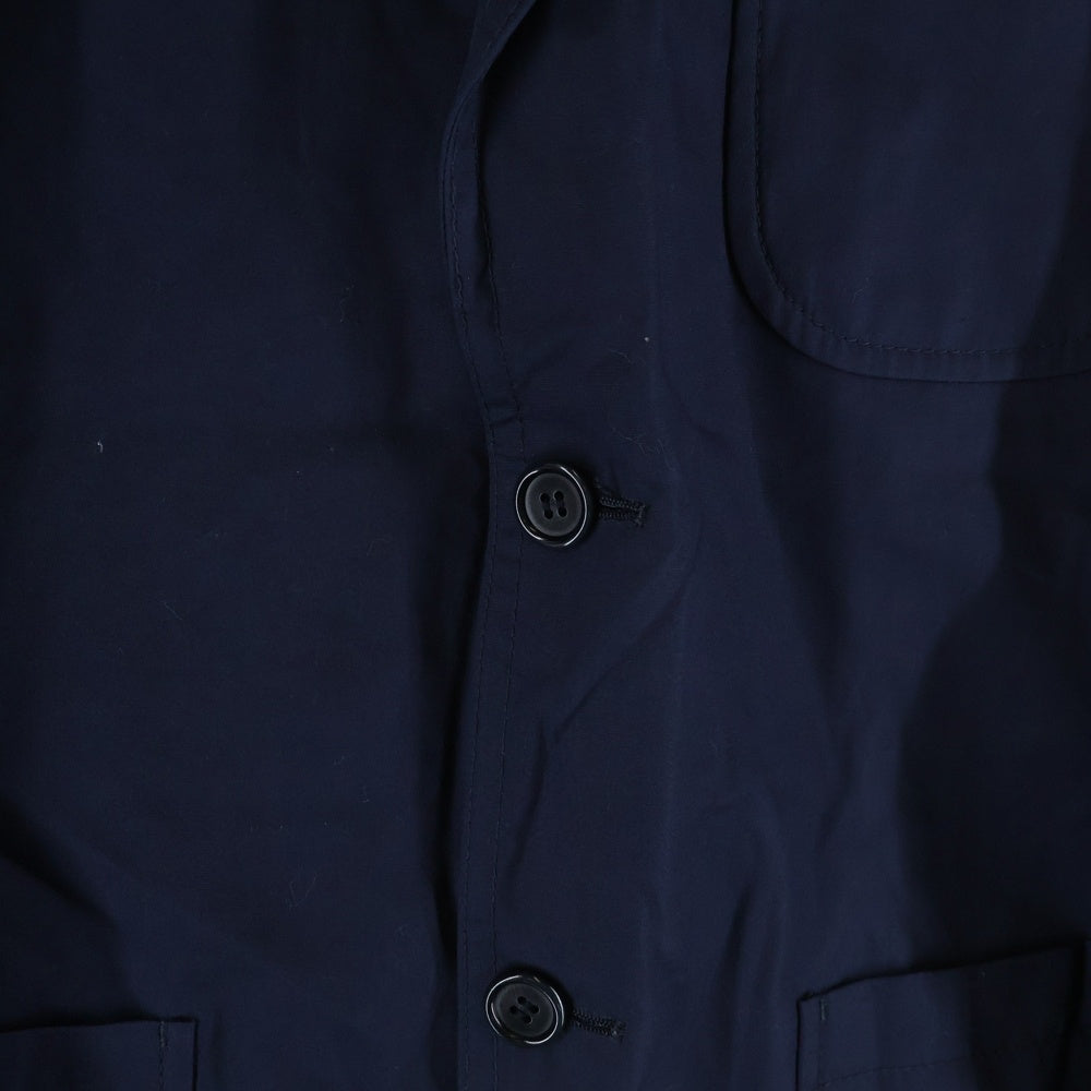 COMME des GARCONS HOMME(コムデギャルソンオム) 24SS AD2023 綿ブロードジャケット 3Bテーラードジャケット ネイビー HM-J103