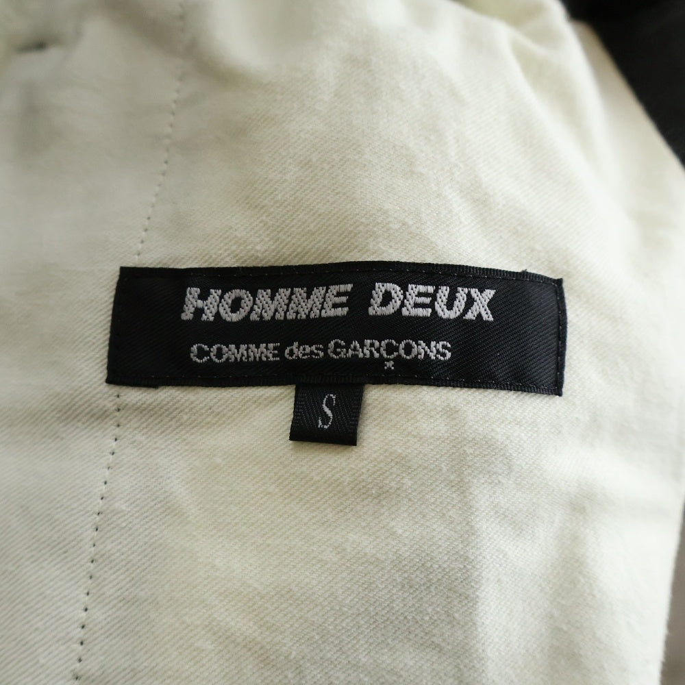 COMME des GARCONS HOMME DEUX(コムデギャルソン オムドゥ) 20AW AD2020 チェック柄 イージースラックスパンツ グレー DF-P028