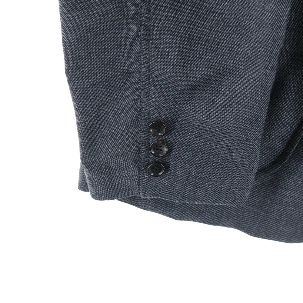 COMME des GARCONS HOMME(コムデギャルソンオム) 18AW AD2018 裏地チェック 3Bウールテーラードジャケット グレー HB-J019