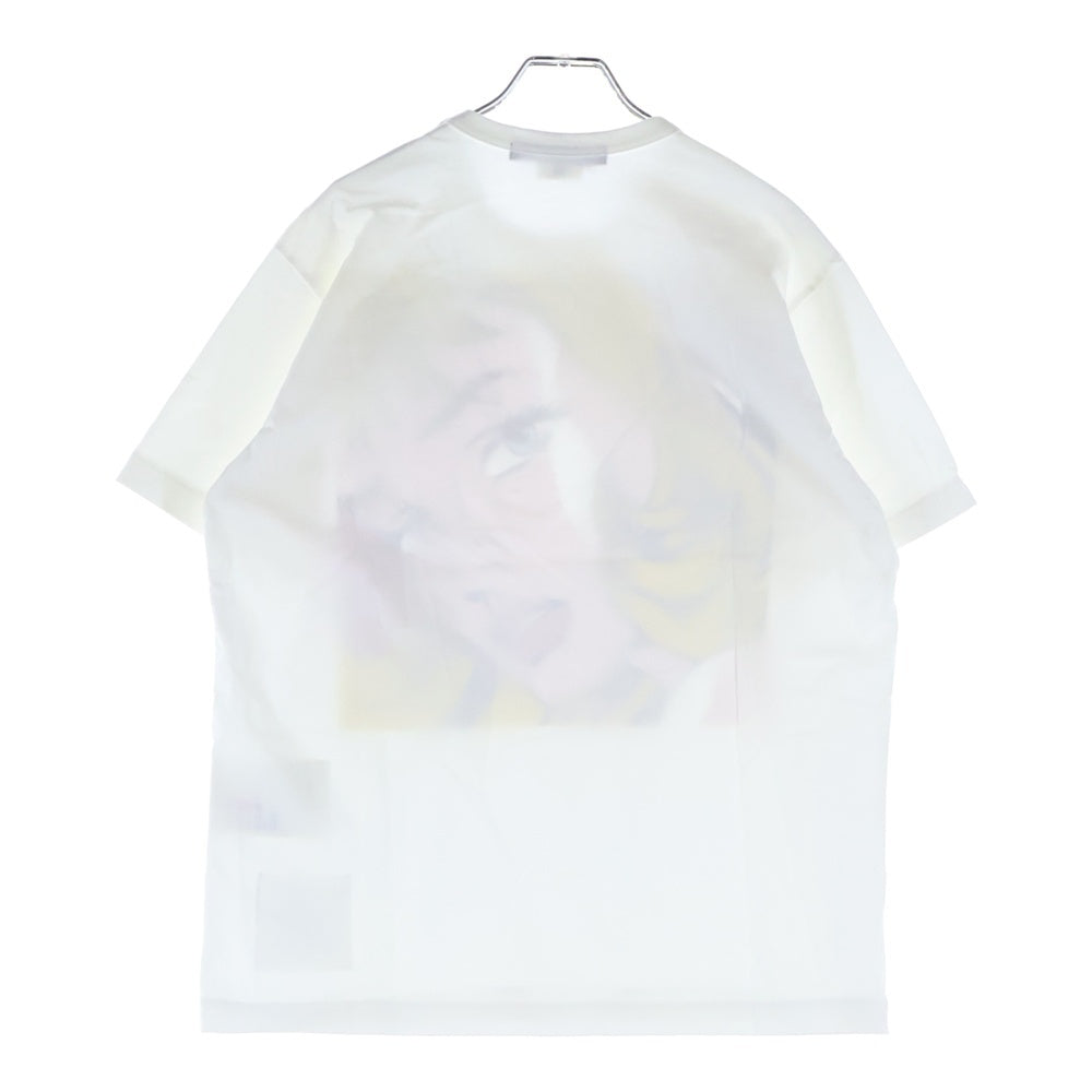 JUNYA WATANABE COMME des GARCONS(ジュンヤワタナベ コムデギャルソン) 23SS AD2022 ×Roy Lichtenstain ロイ リキテンスタイン クルーネック半袖Tシャツ カットソー ホワイト WK-T005