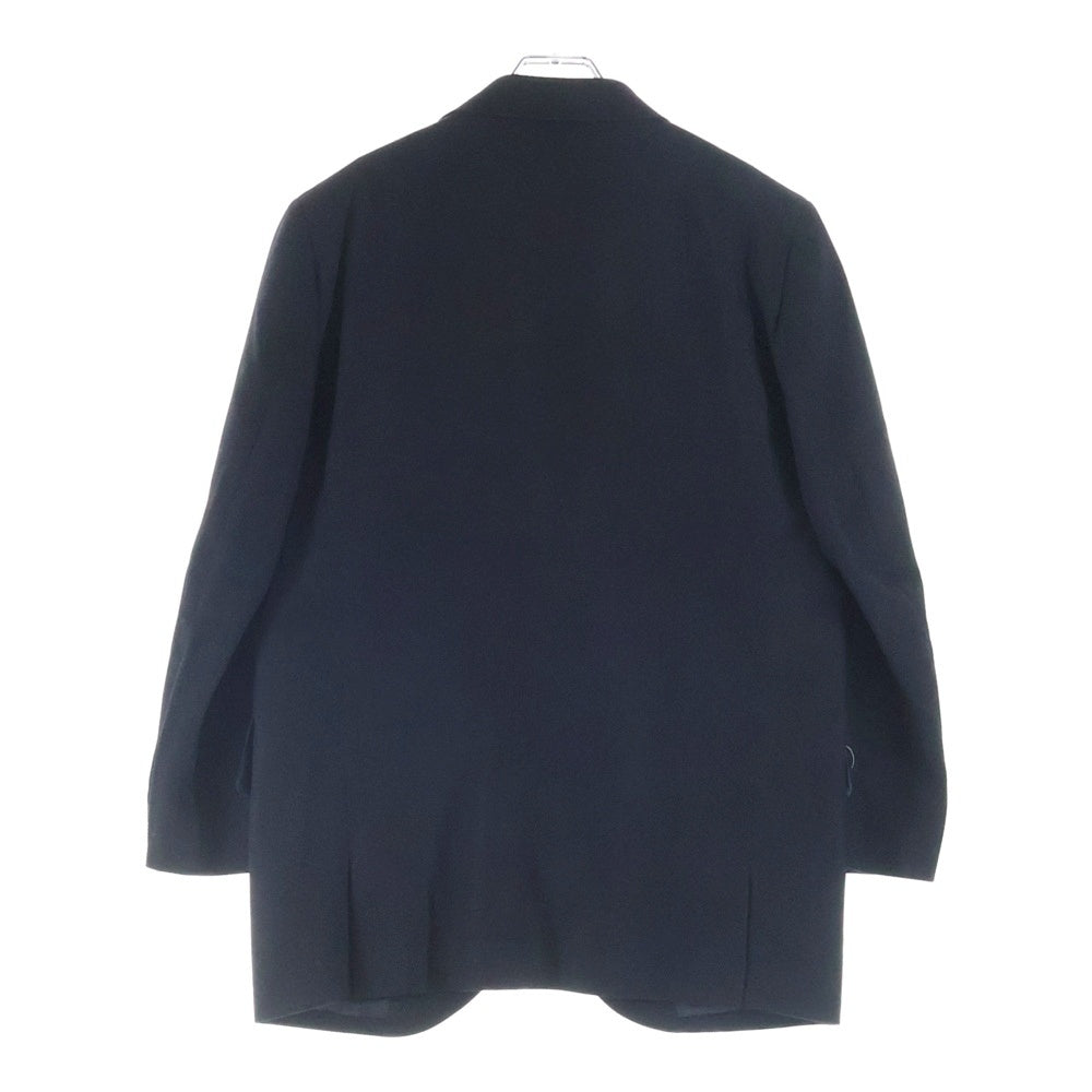 COMME des GARCONS HOMME DEUX(コムデギャルソン オムドゥ) 24AW AD2024 ストライプ ウール セットアップスーツ シングルテーラードジャケット スラックスパンツ ブラック DN-J030/DN-P031