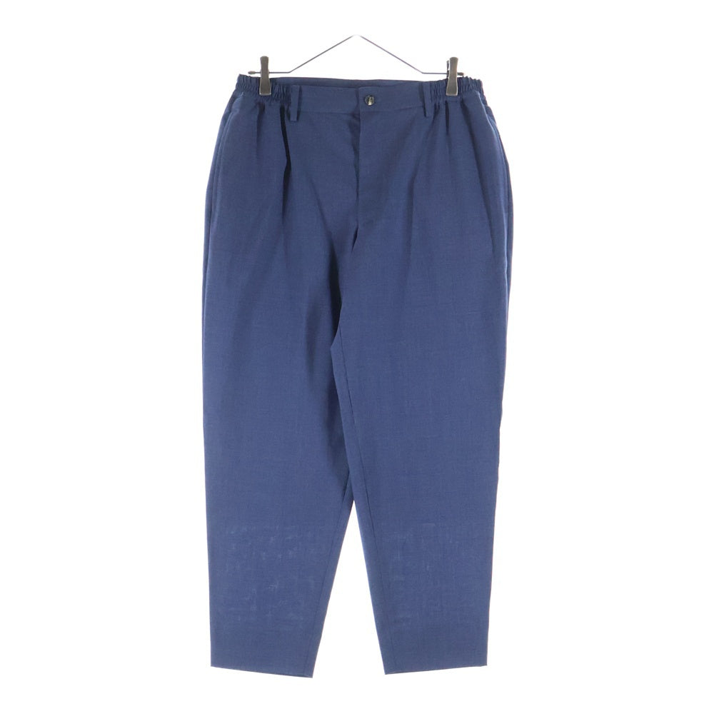 COMME des GARCONS HOMME DEUX(コムデギャルソン オムドゥ) 23SS AD2022 ウール テーパードスラックスパンツ ブルー DK-P033