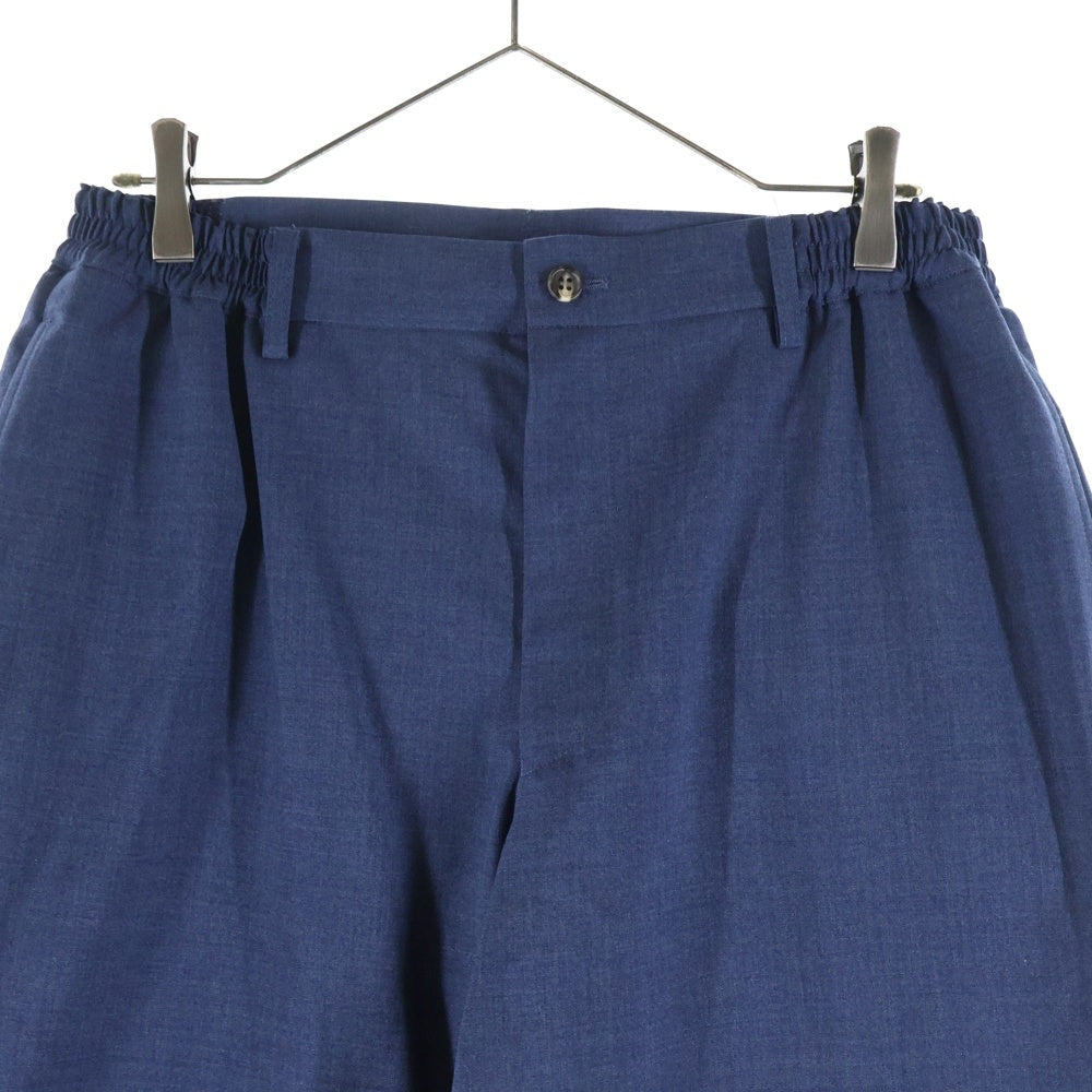 COMME des GARCONS HOMME DEUX(コムデギャルソン オムドゥ) 23SS AD2022 ウール テーパードスラックスパンツ ブルー DK-P033