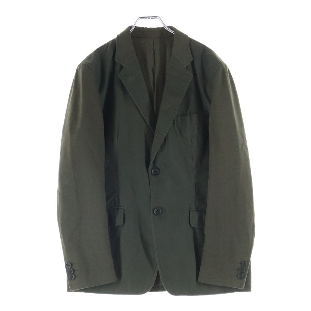 COMME des GARCONS HOMME(コムデギャルソンオム) 20AW AD2020 ドッキング シングルテーラードジャケット カーキ HF-J002