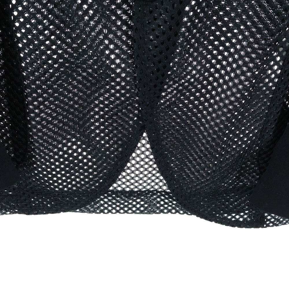 COMME des GARCONS HOMME DEUX(コムデギャルソン オムドゥ) 25SS AD2024 袖切り替え メッシュ シングルテーラードジャケット ブラック DO-J047