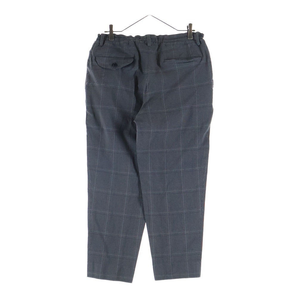 COMME des GARCONS HOMME DEUX(コムデギャルソン オムドゥ) 25SS AD2024 グレンチェック テーパードスラックスパンツ グレー DO-P028