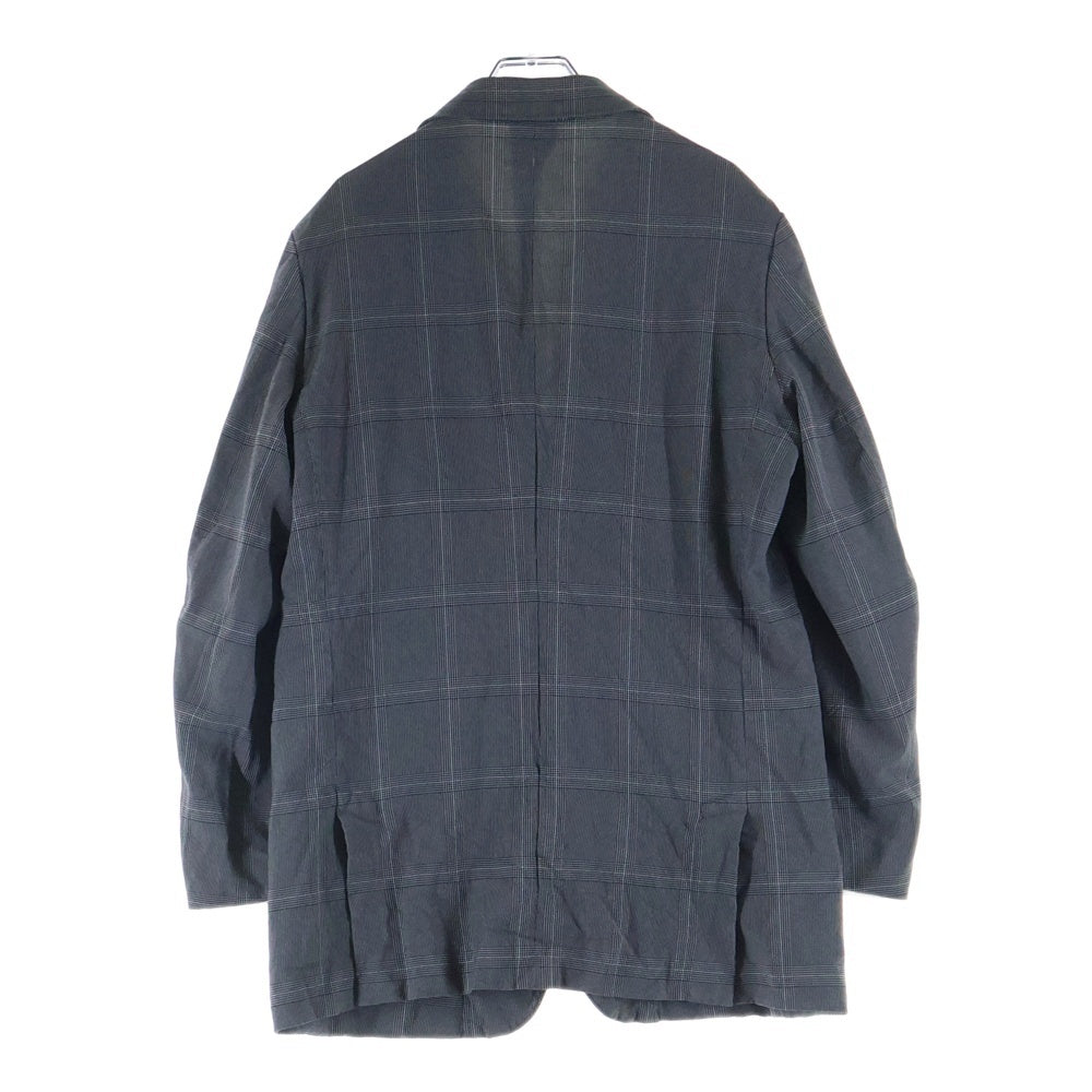 COMME des GARCONS HOMME DEUX(コムデギャルソン オムドゥ) 25SS AD2024 グレンチェック シングルテーラードジャケット グレー DO-J028