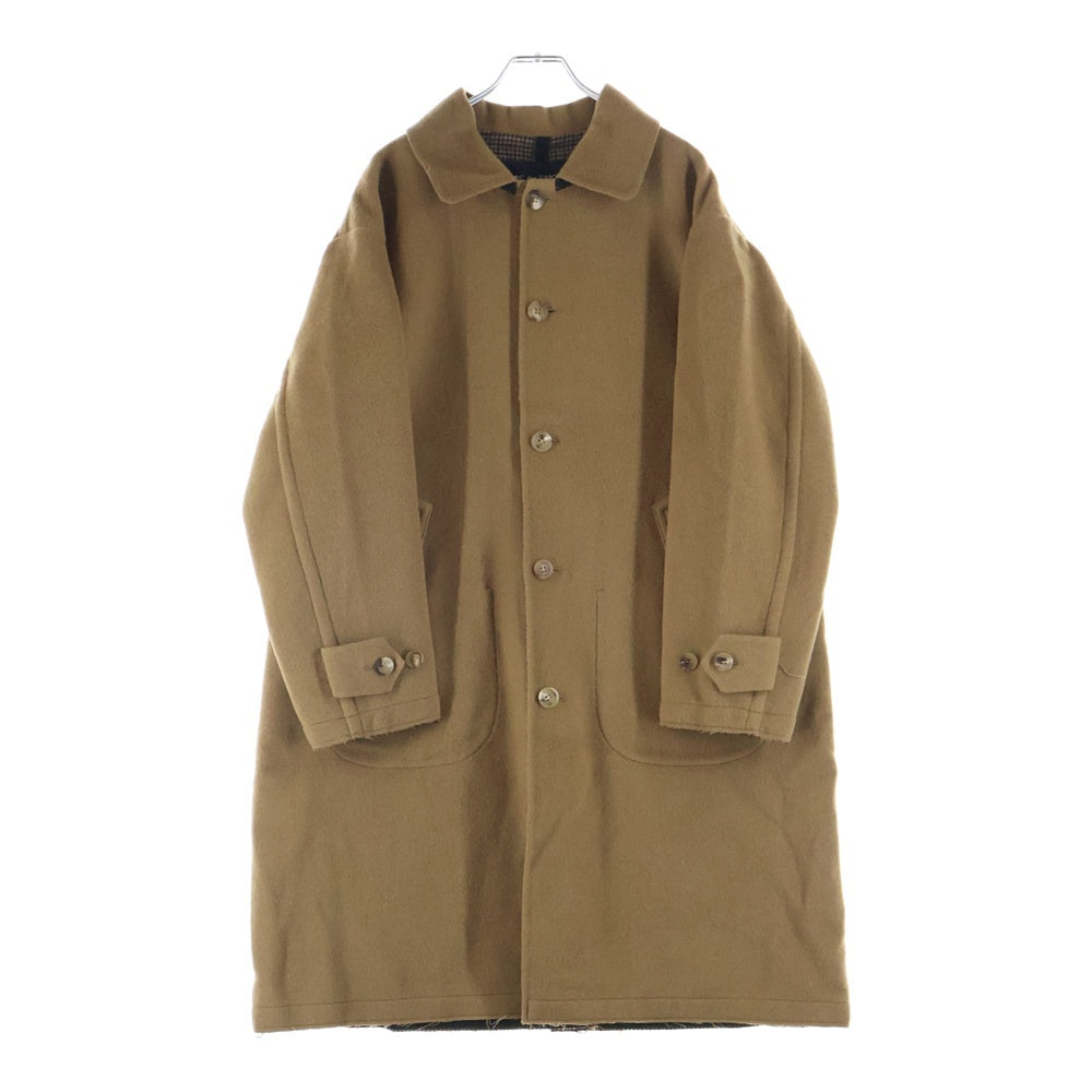 COMME des GARCONS HOMME(コムデギャルソンオム) 22AW AD2022 ウール混 ステンカラーコート ブラウン HJ-C005