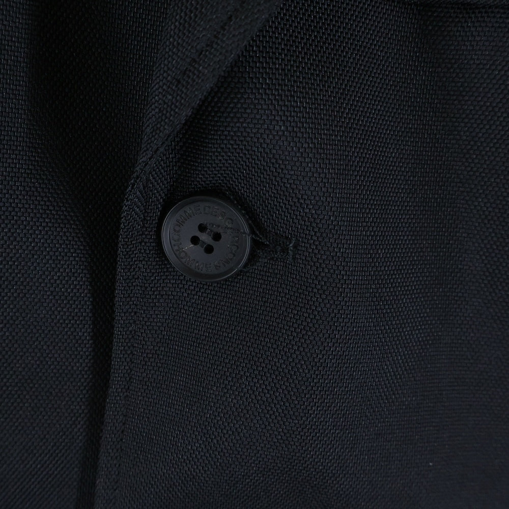 COMME des GARCONS HOMME(コムデギャルソンオム) 23AW AD2023 異素材切替 ロングコート ブラック HL-C001