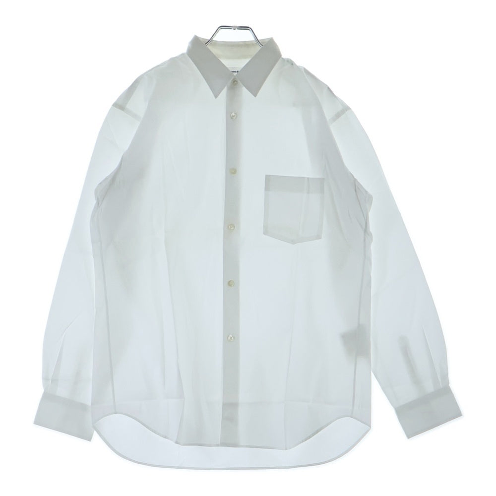 COMME des GARCONS SHIRT(コムデギャルソンシャツ) FOREVER フォーエバー レギュラーカラー 長袖コットンシャツ ホワイト FO01B201
