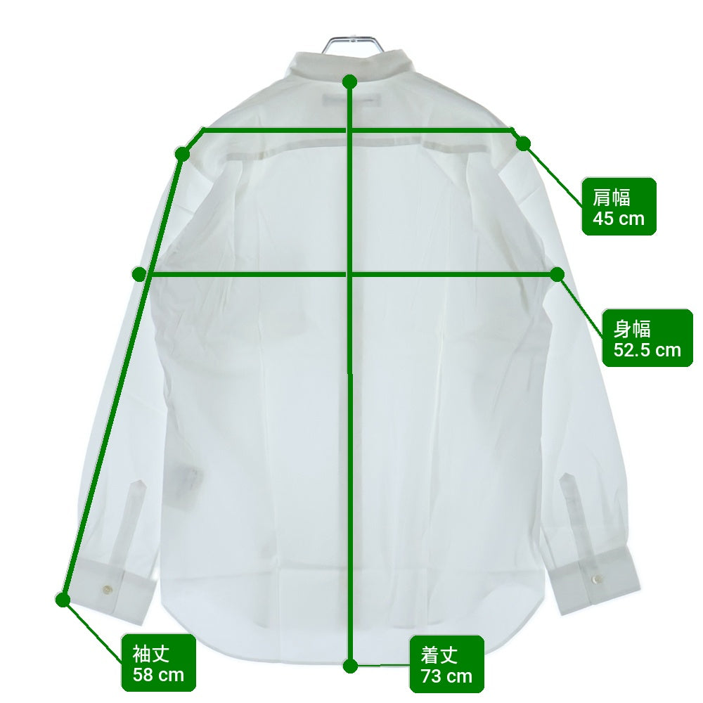 COMME des GARCONS SHIRT(コムデギャルソンシャツ) FOREVER フォーエバー レギュラーカラー 長袖コットンシャツ ホワイト FO01B201