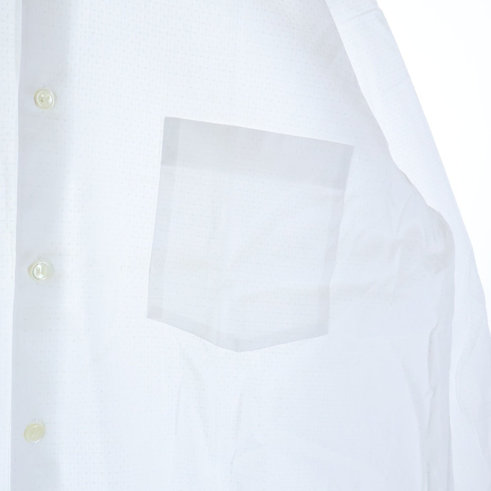 COMME des GARCONS SHIRT(コムデギャルソンシャツ) 22SS コットンポプリン 長袖シャツ ホワイト FI-B041