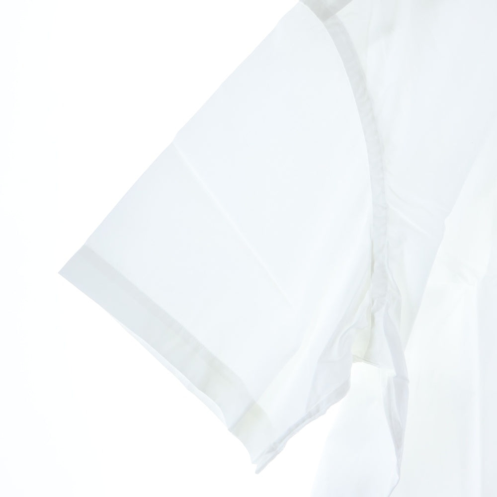 COMME des GARCONS HOMME(コムデギャルソンオム) 22SS AD2021 綿ブロード製品洗半袖シャツ ホワイト HI-B023