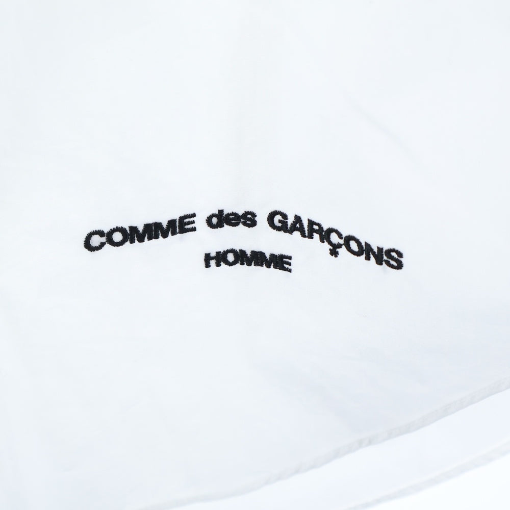 COMME des GARCONS HOMME(コムデギャルソンオム) 22SS AD2021 綿ブロード製品洗半袖シャツ ホワイト HI-B023