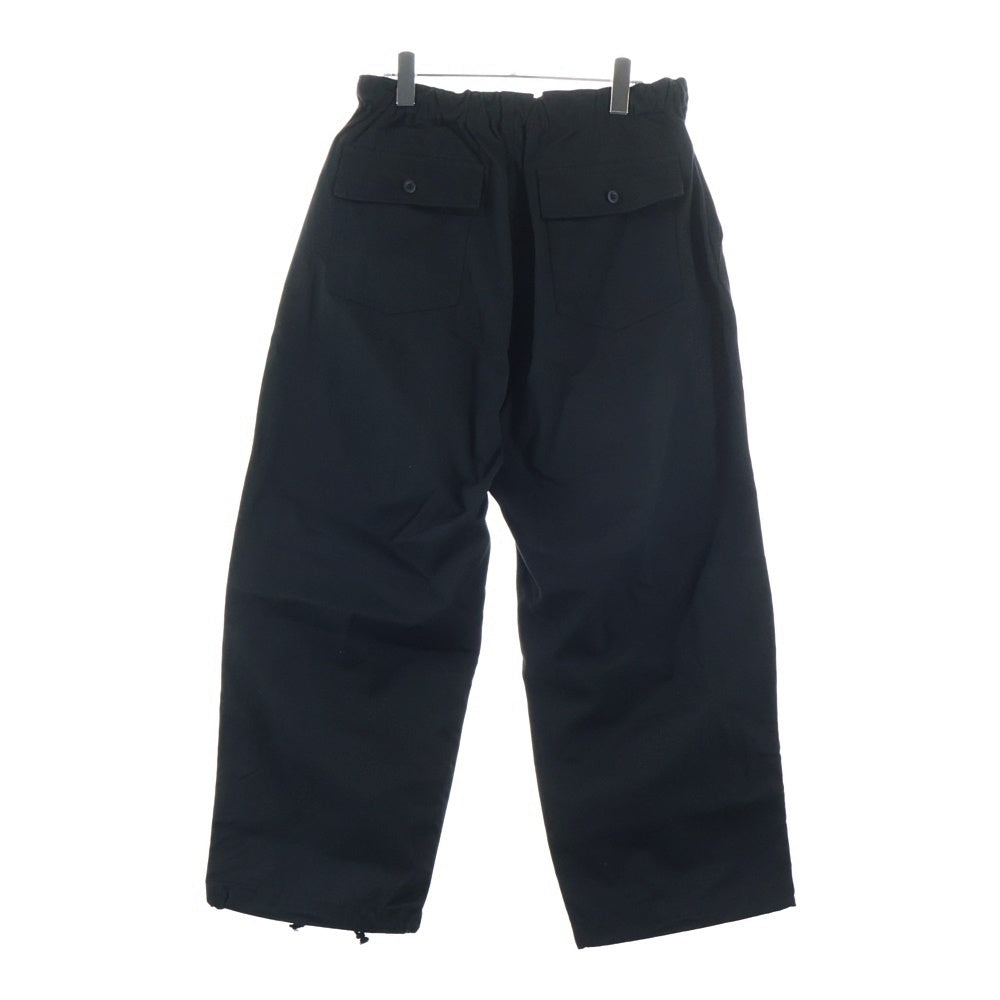 COMME des GARCONS HOMME(コムデギャルソンオム) 22AW AD2022 ドローストリング ワイド カーゴパンツ ブラック HJ-P009