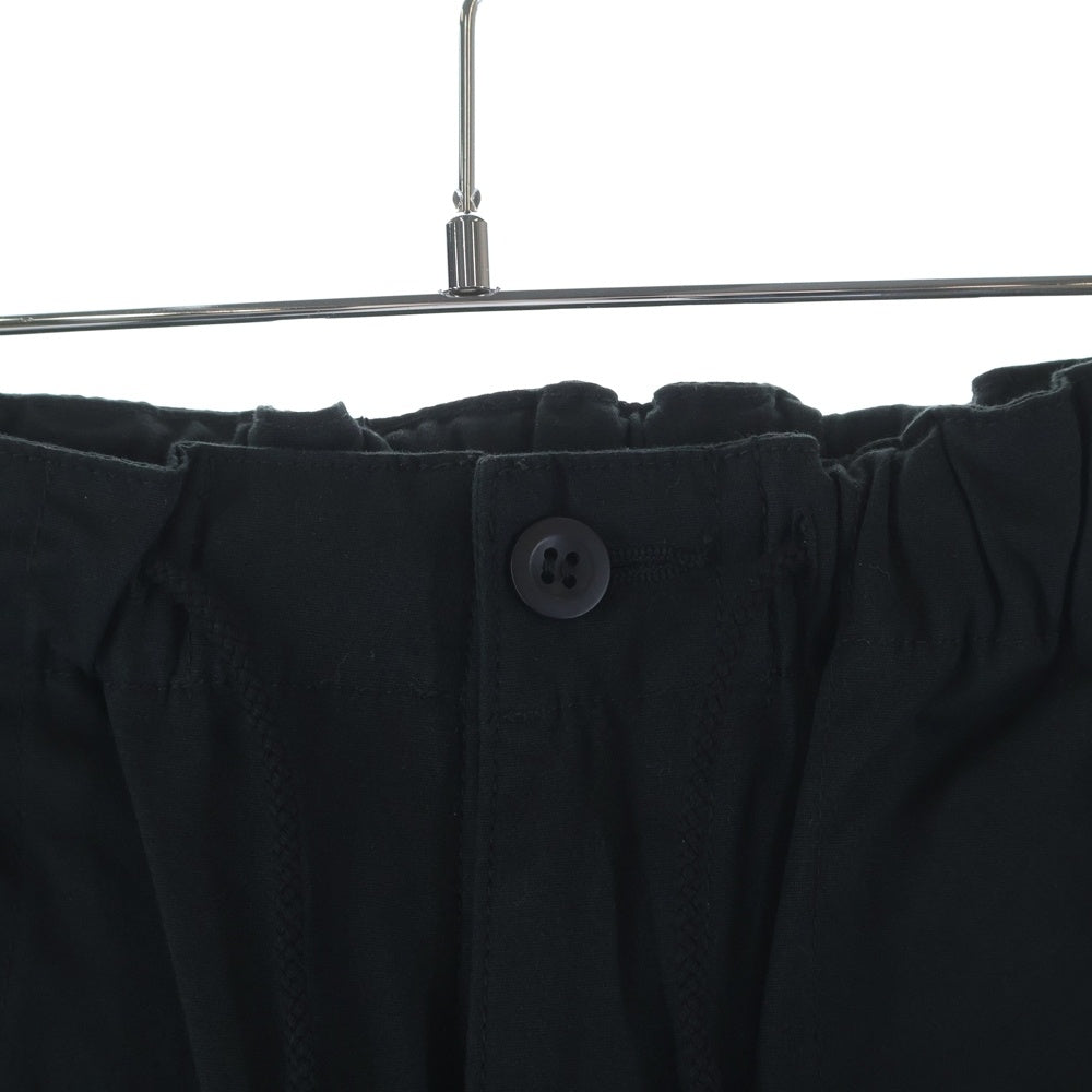 COMME des GARCONS HOMME(コムデギャルソンオム) 22AW AD2022 ドローストリング ワイド カーゴパンツ ブラック HJ-P009
