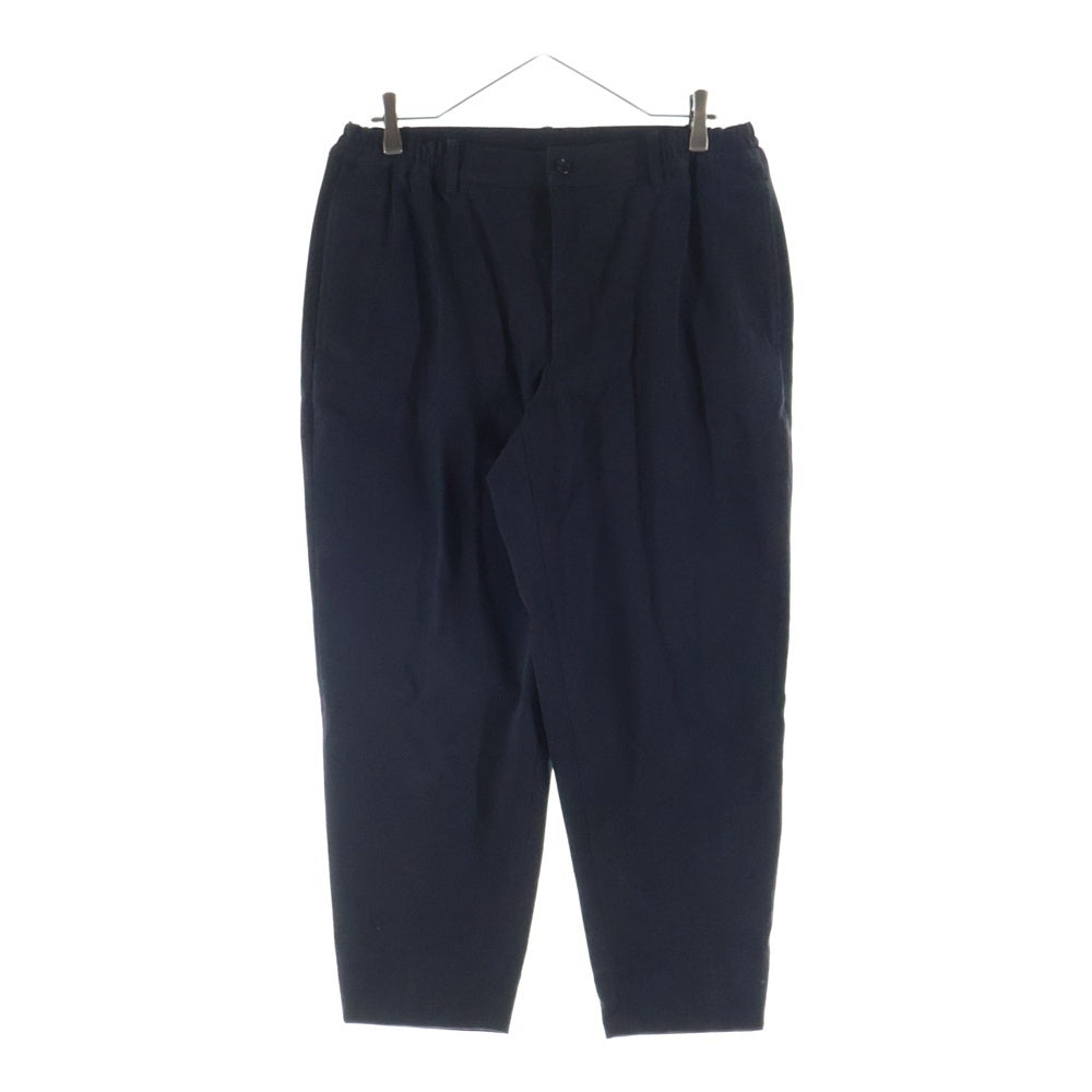 COMME des GARCONS HOMME DEUX(コムデギャルソン オムドゥ) 22AW AD2022 キュプラ混 テーパードスラックスパンツ ブラック DJ-P028
