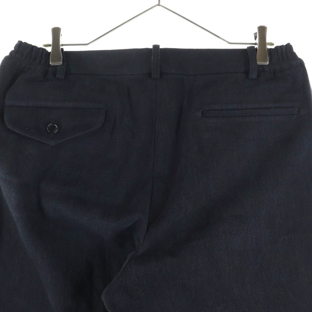 COMME des GARCONS HOMME DEUX(コムデギャルソン オムドゥ) 22AW AD2022 キュプラ混 テーパードスラックスパンツ ブラック DJ-P028