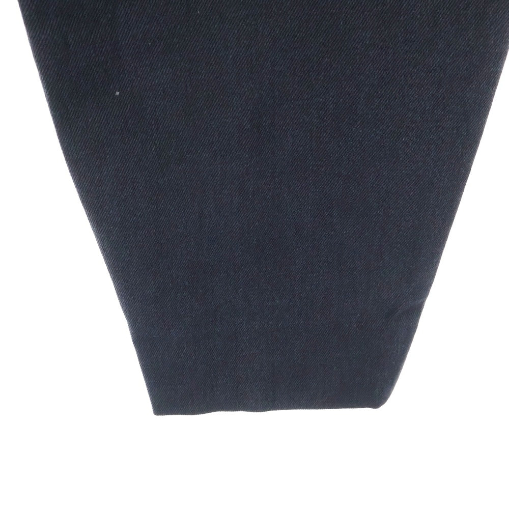 COMME des GARCONS HOMME DEUX(コムデギャルソン オムドゥ) 22AW AD2022 キュプラ混 テーパードスラックスパンツ ブラック DJ-P028