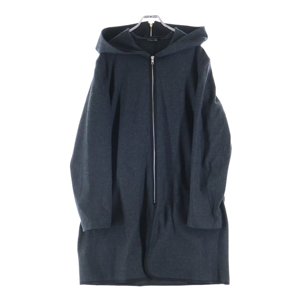 COMME des GARCONS HOMME DEUX(コムデギャルソン オムドゥ) 22AW AD2022 ジップアップウールフーデッドコート グレー DJ-C001