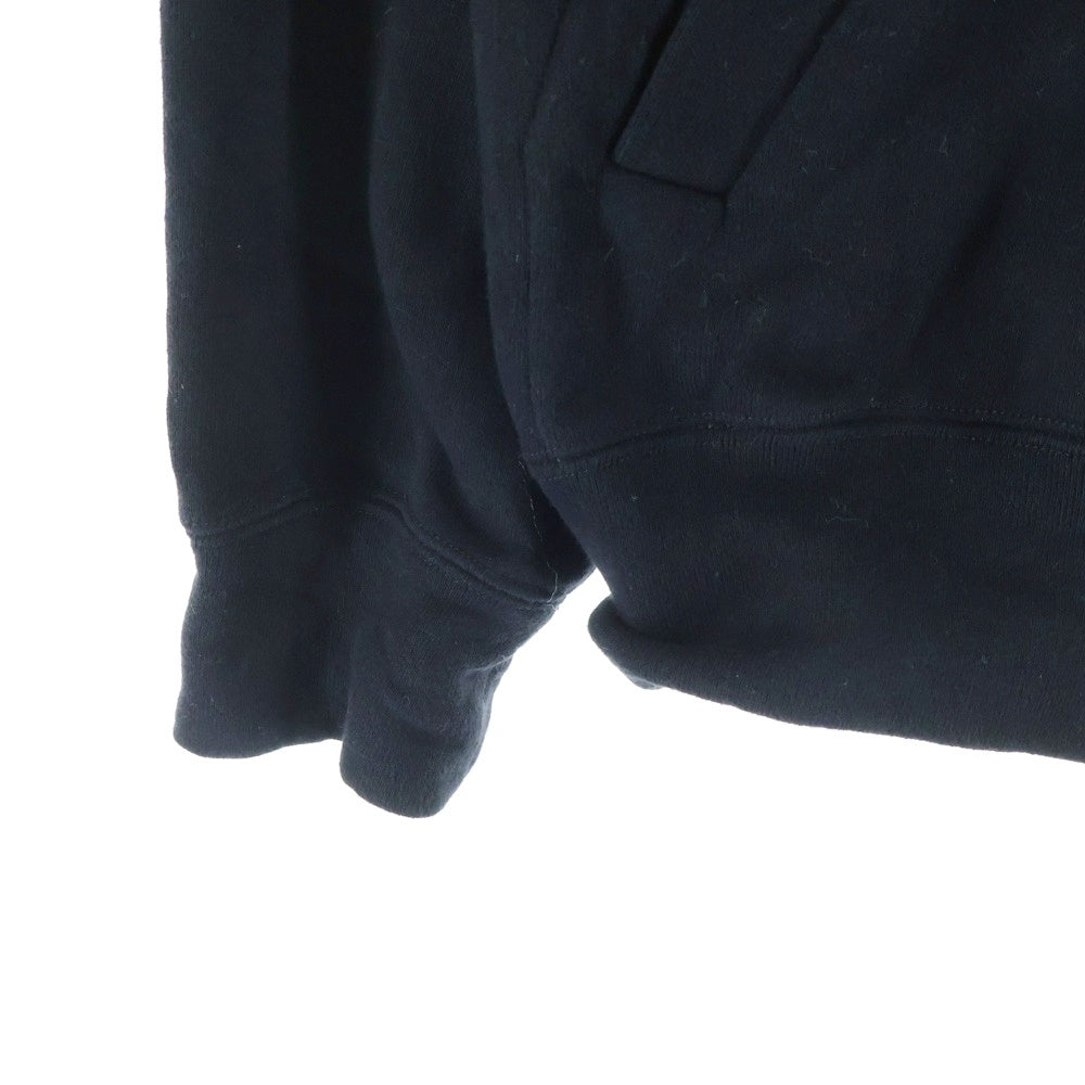 PLAY COMME des GARCONS(プレイコムデギャルソン) AD2020/07 Double Red Heart Hoodie ダブルハートワッペン ジップアップパーカー フーディー ブラック AZ-T294