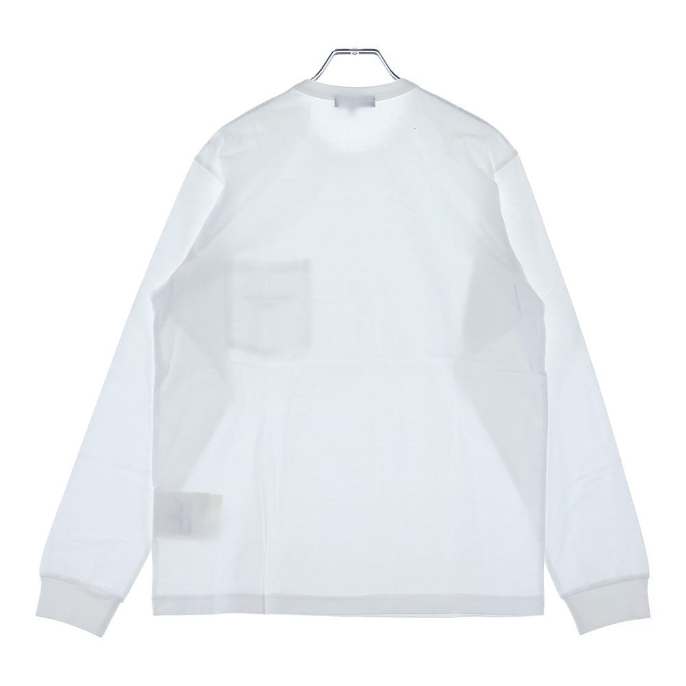 COMME des GARCONS HOMME(コムデギャルソンオム) 23SS AD2022 ポケットロゴTシャツ 長袖クルーネックカットソー ホワイト HK-T010