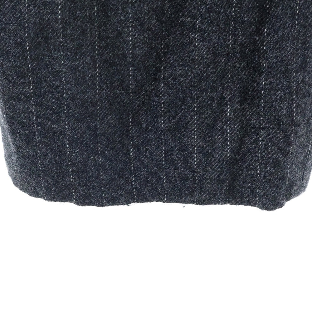 COMME des GARCONS HOMME DEUX(コムデギャルソン オムドゥ) 22AW AD2022 ウール混 ストライプ セットアップスーツ シングルテーラードジャケット スラックスパンツ グレー DJ-J025/DJ-P033