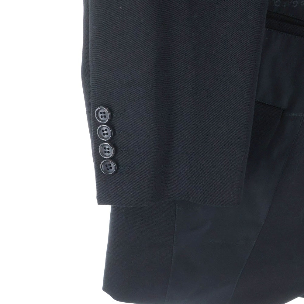 COMME des GARCONS HOMME DEUX(コムデギャルソン オムドゥ) 23AW AD2023 異素材ドッキング加工 テーラードジャケット ブラック DL-J031